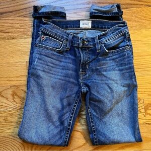 Hudson tally crop skinny jeans size 24